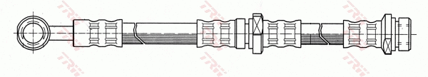 PHD215 TRW Тормозной шланг (фото 2)