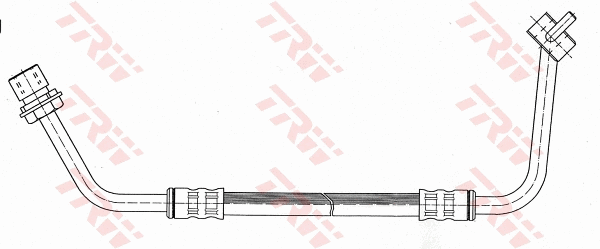 PHD252 TRW Тормозной шланг (фото 2)