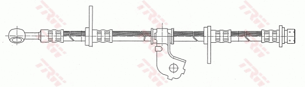 PHD316 TRW Тормозной шланг (фото 2)