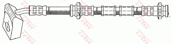 PHD386 TRW Тормозной шланг (фото 2)