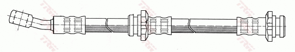 PHD388 TRW Тормозной шланг (фото 1)