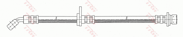 PHD395 TRW Тормозной шланг (фото 2)