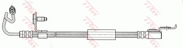 PHD396 TRW Тормозной шланг (фото 2)