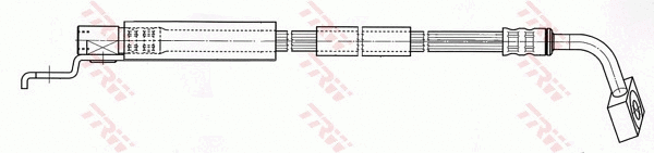 PHD401 TRW Тормозной шланг (фото 1)