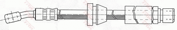 PHD415 TRW Тормозной шланг (фото 1)