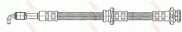 PHD427 TRW Тормозной шланг (фото 2)