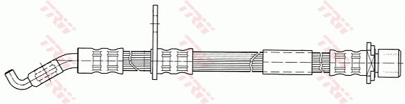 PHD433 TRW Тормозной шланг (фото 2)