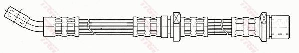 PHD443 TRW Тормозной шланг (фото 1)