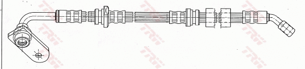 PHD458 TRW Тормозной шланг (фото 1)