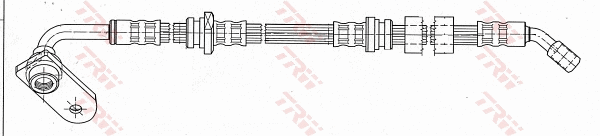 PHD458 TRW Тормозной шланг (фото 2)