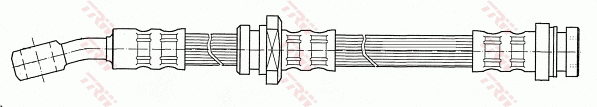 PHD478 TRW Тормозной шланг (фото 2)