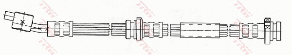 PHD486 TRW Тормозной шланг (фото 2)