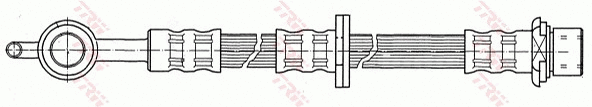 PHD509 TRW Тормозной шланг (фото 2)