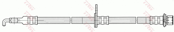 PHD545 TRW Тормозной шланг (фото 2)