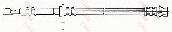 PHD593 TRW Тормозной шланг (фото 2)