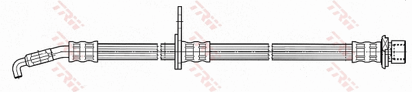PHD687 TRW Тормозной шланг (фото 2)