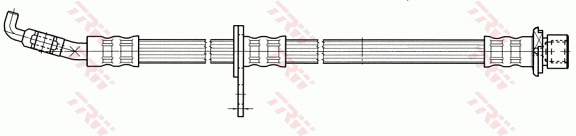 PHD692 TRW Тормозной шланг (фото 2)