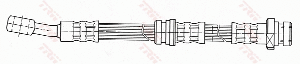 PHD704 TRW Тормозной шланг (фото 1)