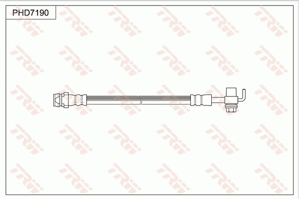 PHD7190 TRW Тормозной шланг (фото 1)