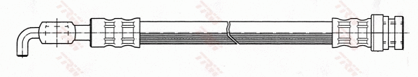 PHD765 TRW Тормозной шланг (фото 1)