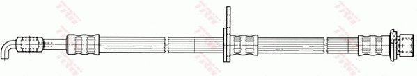 PHD933 TRW Тормозной шланг (фото 1)