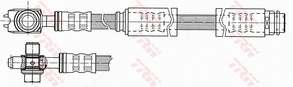 PHD946 TRW Тормозной шланг (фото 1)