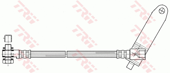 PHD951 TRW Тормозной шланг (фото 2)