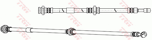 PHD968 TRW Тормозной шланг (фото 1)