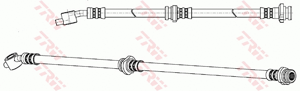 PHD972 TRW Тормозной шланг (фото 1)