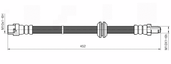 NBH6001 NATIONAL Тормозной шланг (фото 1)
