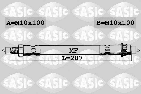 SBH4079 SASIC Тормозной шланг (фото 1)