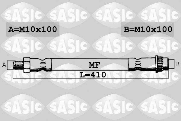 SBH4093 SASIC Тормозной шланг (фото 1)