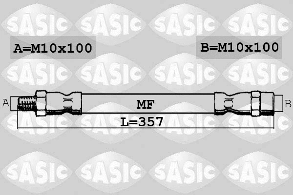SBH6273 SASIC Тормозной шланг (фото 1)