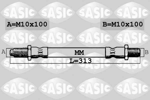 SBH6323 SASIC Тормозной шланг (фото 1)