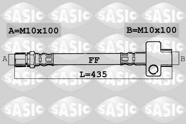SBH6339 SASIC Тормозной шланг (фото 1)