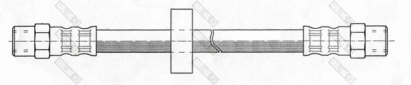9001106 GIRLING Тормозной шланг (фото 1)