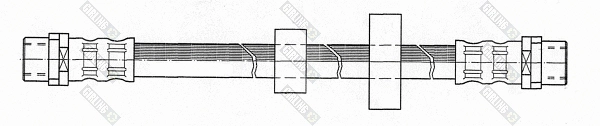 9001343 GIRLING Тормозной шланг (фото 1)