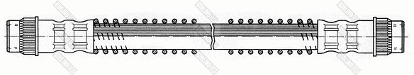 9001353 GIRLING Тормозной шланг (фото 1)