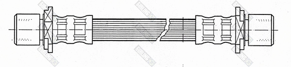 9001401 GIRLING Тормозной шланг (фото 1)