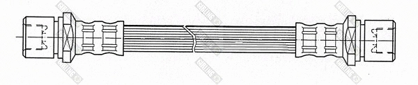 9001403 GIRLING Тормозной шланг (фото 2)