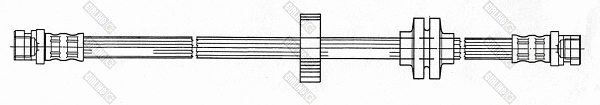 9001433 GIRLING Тормозной шланг (фото 1)