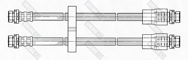 9001492 GIRLING Тормозной шланг (фото 2)