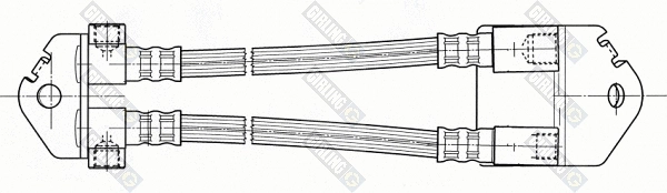 9001500 GIRLING Тормозной шланг (фото 2)