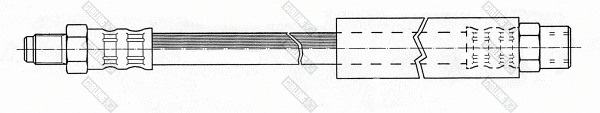9002102 GIRLING Тормозной шланг (фото 1)