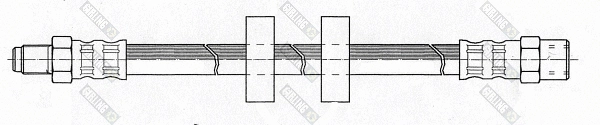 9002111 GIRLING Тормозной шланг (фото 1)