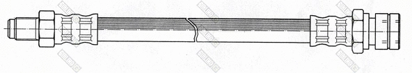 9002151 GIRLING Тормозной шланг (фото 1)