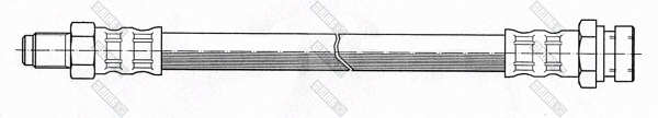 9002203 GIRLING Тормозной шланг (фото 1)