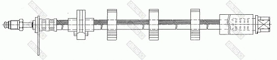 9002367 GIRLING Тормозной шланг (фото 1)