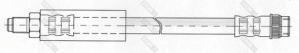 9002403 GIRLING Тормозной шланг (фото 1)