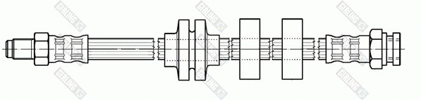 9002491 GIRLING Тормозной шланг (фото 2)